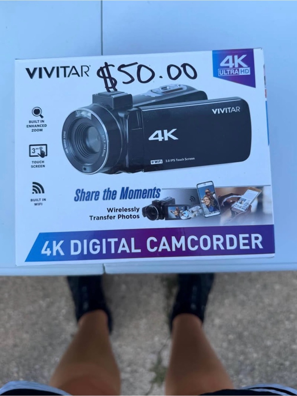 Vivitar 4K Digital Camcorder - Black